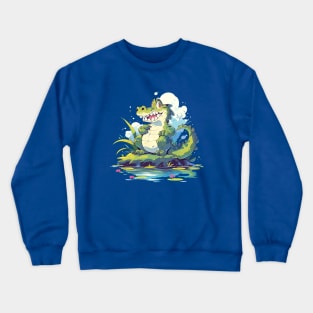 crocodile Crewneck Sweatshirt